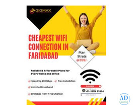 Cheap Internet Provider in Faridabad – Gigmax Communication Deals