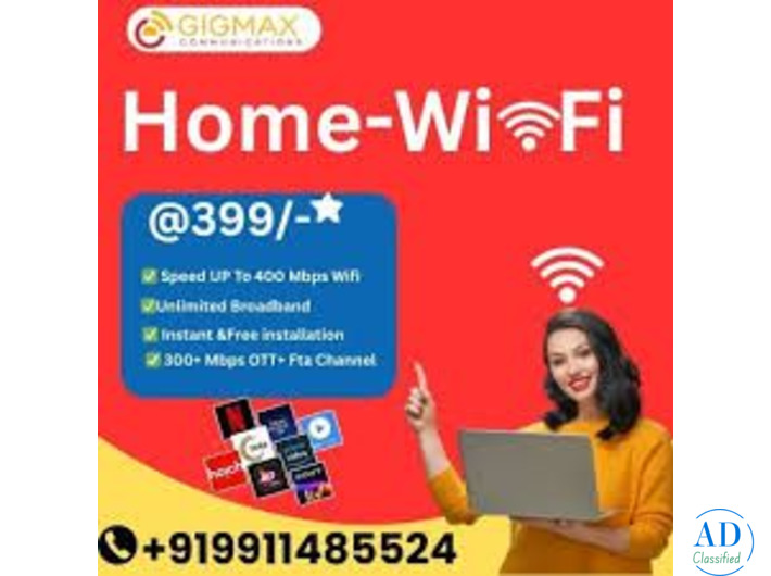 Home Internet Service Providers in Faridabad – Best Broadband