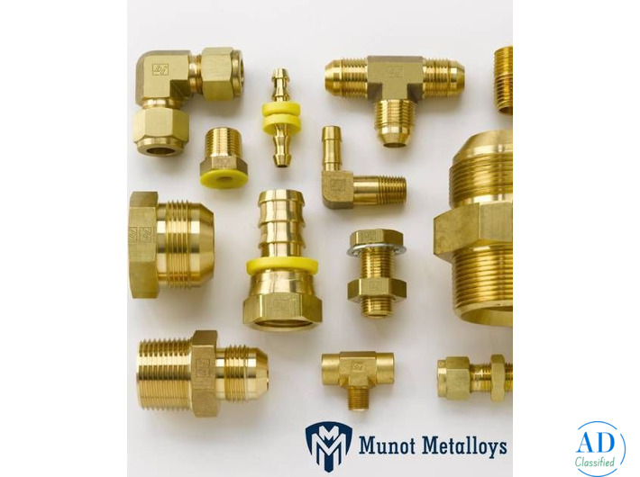 Brass Tube Fittings Manufacturer in India | Munot Metalloys