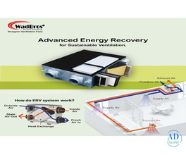 High Speed Energy Recovery Ventilator System by WadBros