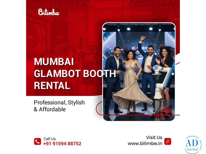 Mumbai Glambot Booth Rental – Professional, Stylish & Affordable