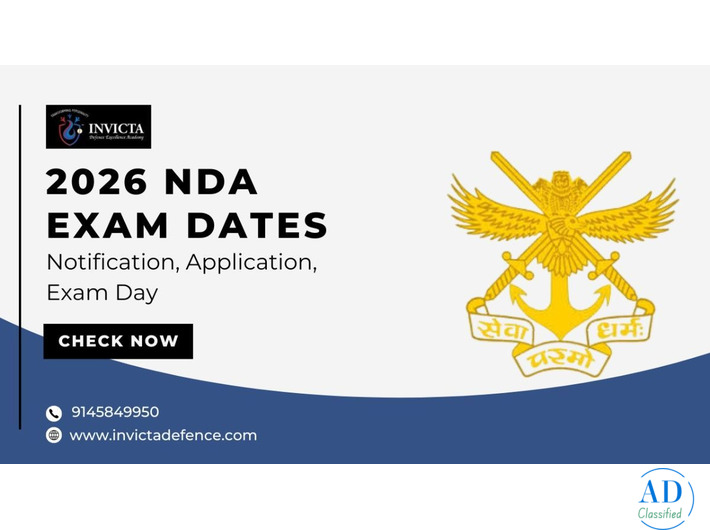 2026 NDA Exam Dates: Notification, Application, Exam Day