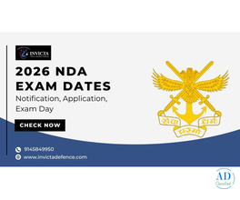 2026 NDA Exam Dates: Notification, Application, Exam Day