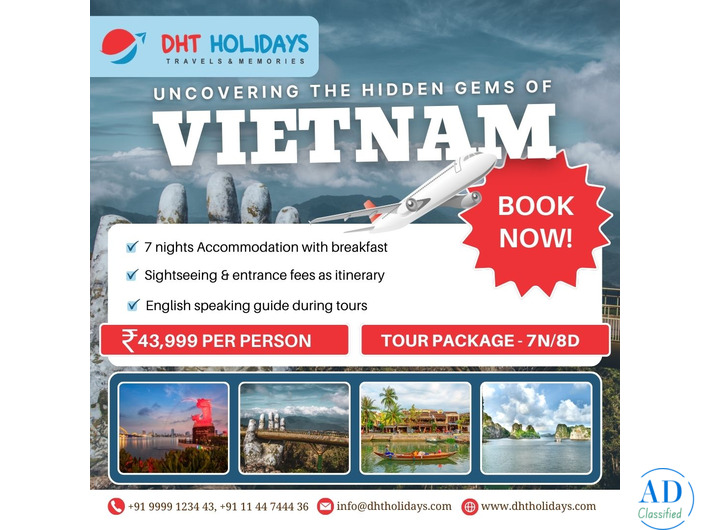 Vietnam Tour Package For 8 Days 7 Nights - DHT Holidays