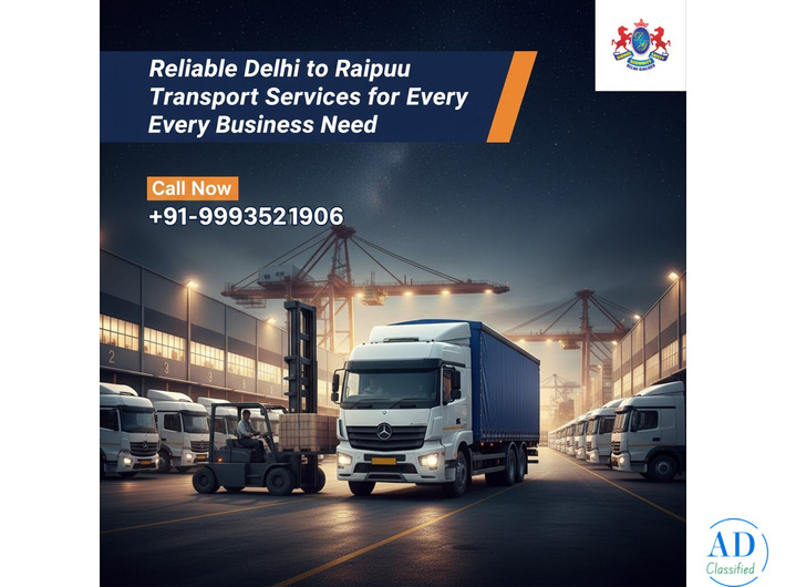 Contact Delhi to Raipur Transport Services