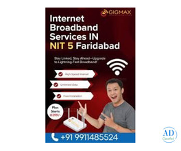 Internet Service Provider in NIT 5 Faridabad for Seamless Streaming