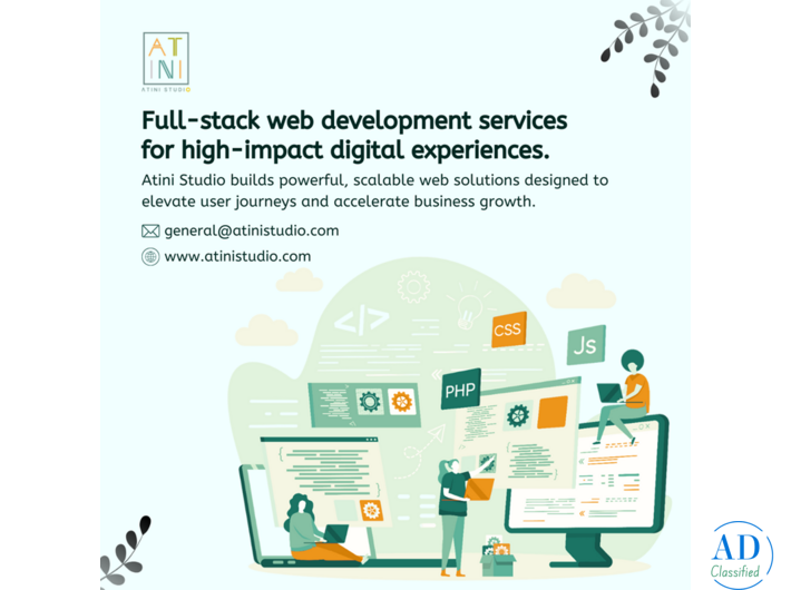 Full-stack web development services for high-impact digital experiences.
