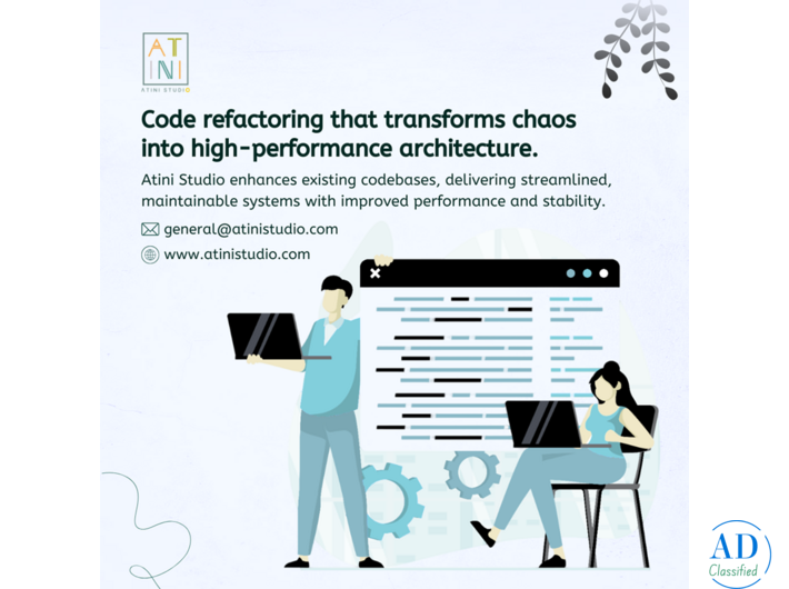 Code refactoring that transforms chaos into high-performance architecture.