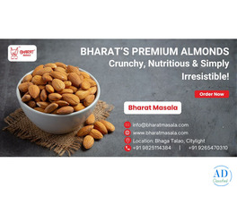 Bharat’s Premium Almonds – Crunchy, Nutritious & Simply Irresistible!