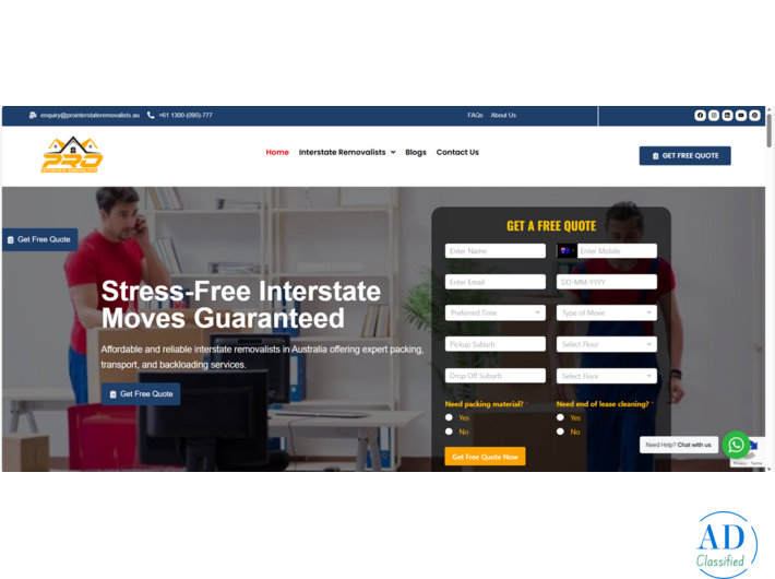 Reliable Interstate Removalists – Stress-Free Moves Across Australia 🇦🇺