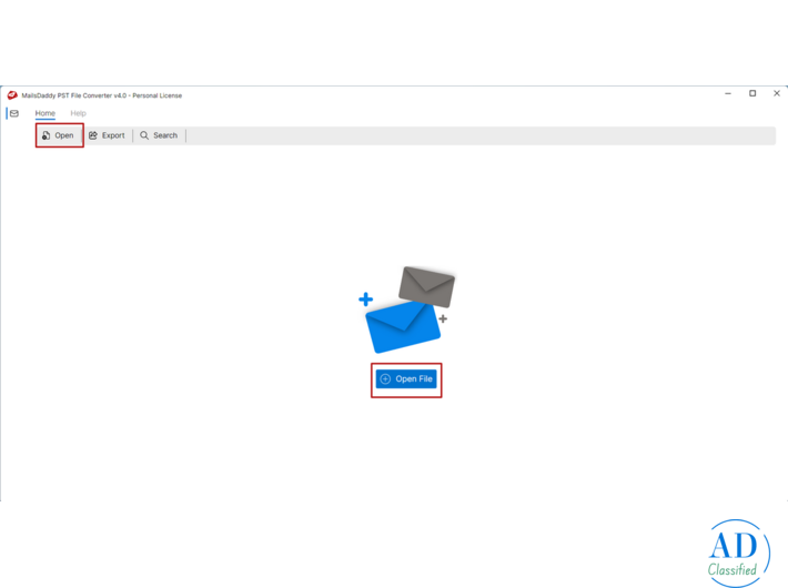 MailsDaddy PST File Converter
