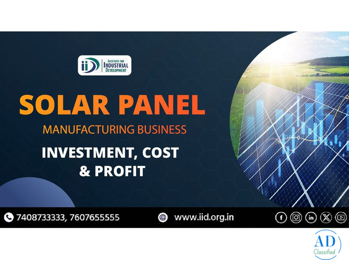 Start Your Solar Panel manufacturing business in India – Cost & Profit Insights
