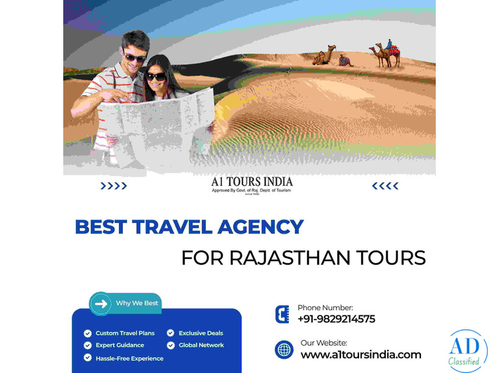 Experience Rajasthan with A1 Tours India, Jaipur's Leading Travel Agency