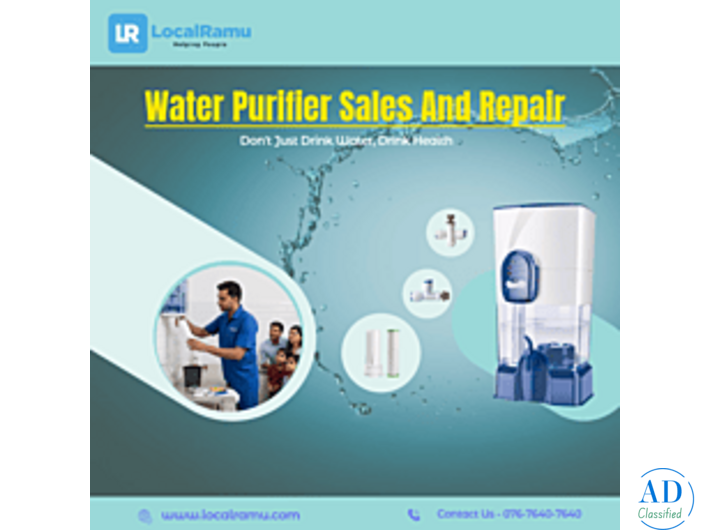 Water Purifier Sales and Repair Service by LocalRamu's Trusted Solutions in Bangalore