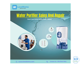 Water Purifier Sales and Repair Service by LocalRamu's Trusted Solutions in Bangalore