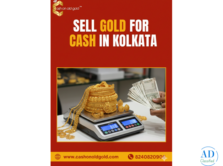 Sell Gold for Cash in Kolkata - Cash On Old Gold