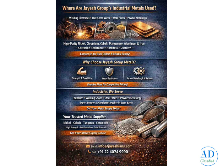 Need Industrial Metals for Foundries? Enquire Today