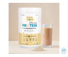 Premium Vanilla Plant Protein by Daily Monk