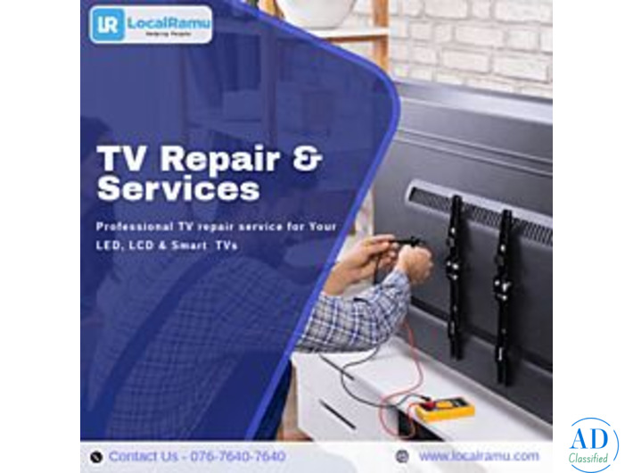 TV Repair and Installation Service by LocalRamu's Reliable Solutions in Bangalore
