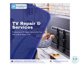 TV Repair and Installation Service by LocalRamu's Reliable Solutions in Bangalore