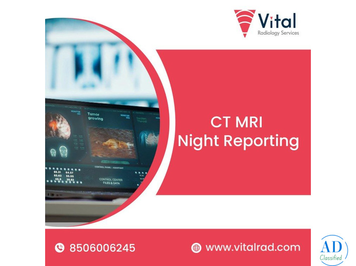 Fast & Accurate CT MRI Night Reporting Services