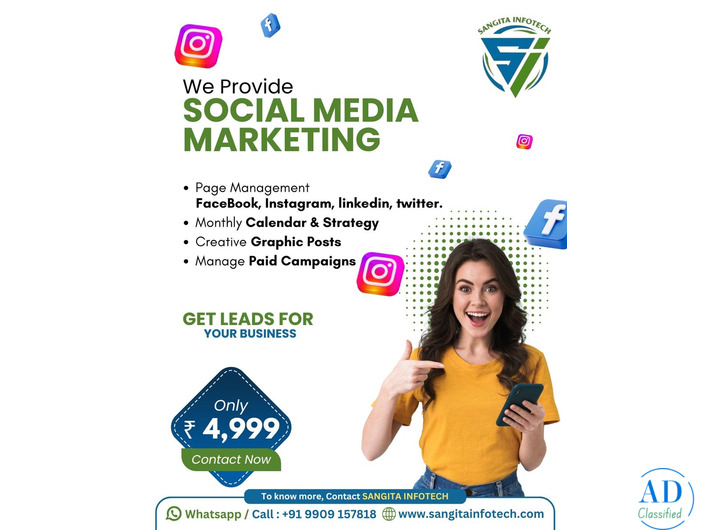 Sangita Infotech India | social media marketing services in ahmedabad