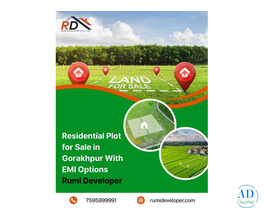 Residential Plot for Sale in Gorakhpur With EMI Options – Rumi Developer