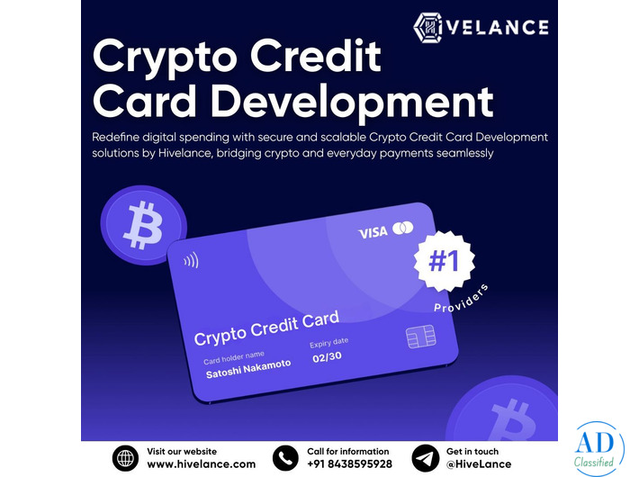 Launch Crypto-Backed Cards Globally – Crypto Credit Card Development | Free Consultation