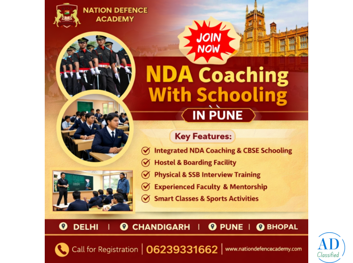 NDA 1 Year Coaching Program In Pune