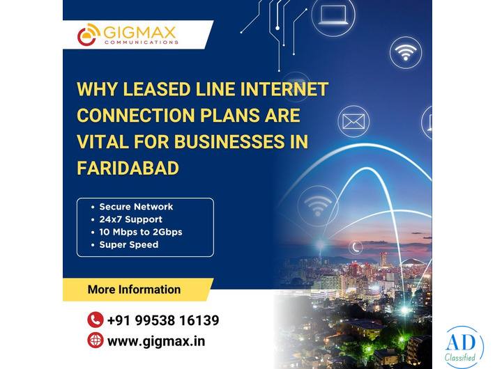 Secure Internet Leased Line in Faridabad | Gigmax