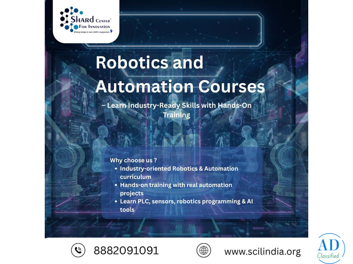Robotics and Automation Courses – Learn Industry-Ready Skills with Hands-On Training