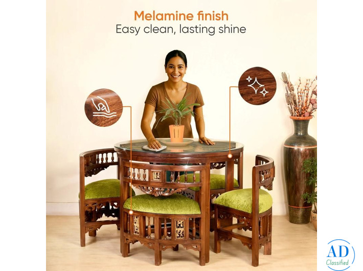 Handcrafted Teak Wood Dining Table Shop Online