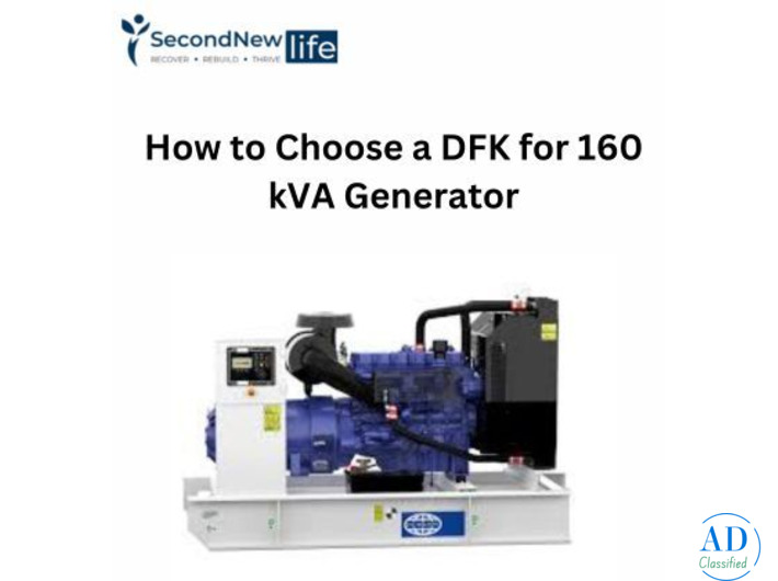How to Choose a DFK for 160 kVA Generator