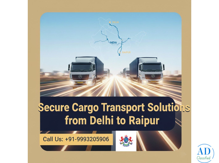 Reliable Delhi to Raipur Transport | Call Now
