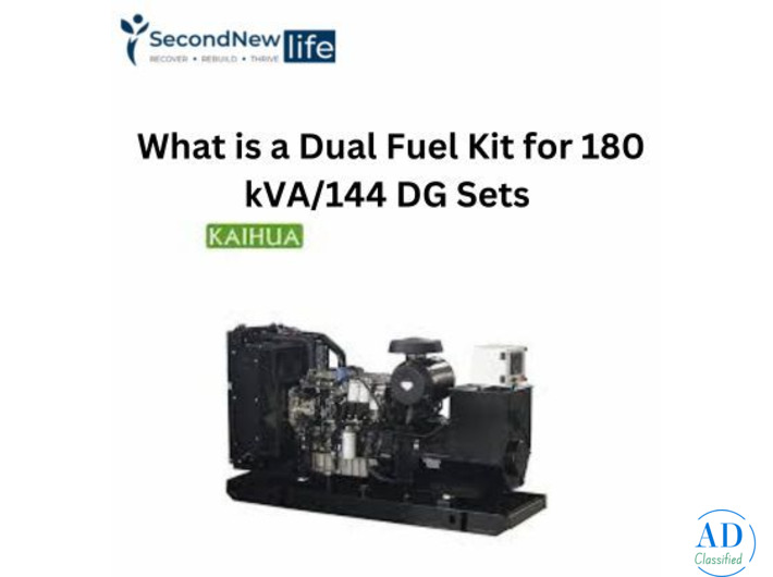 What is a Dual Fuel Kit for 180 kVA/144 DG Sets