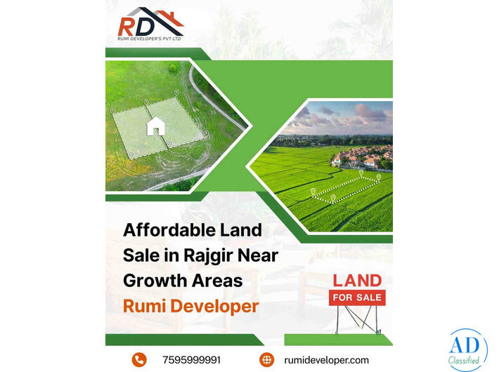 Affordable Land Sale in Rajgir Near Growth Areas – Rumi Developer