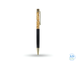 Personalized Golden Glitter Pen