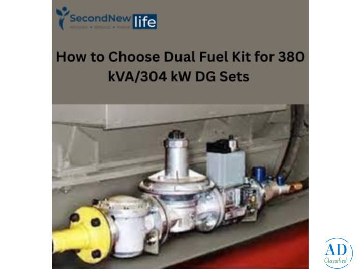 How to Choose Dual Fuel Kit for 380 kVA/304 kW DG Sets
