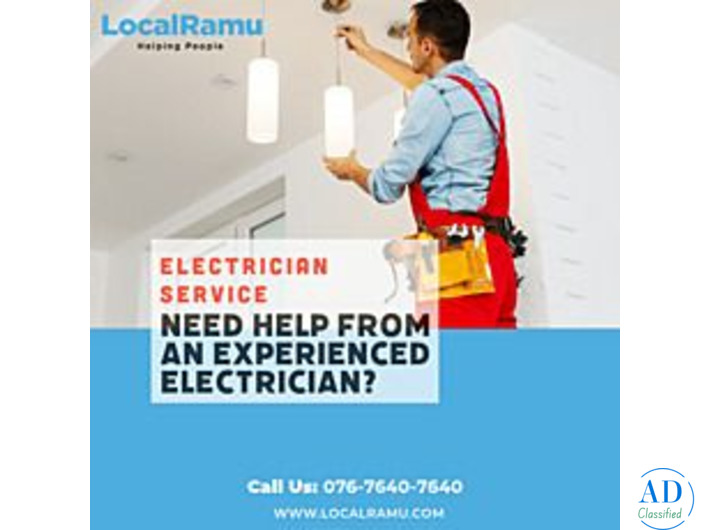 Electrical Work Service by LocalRamu Services With Reliable Electrician in Bangalore