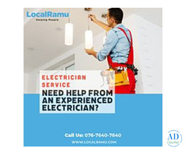 Electrical Work Service by LocalRamu Services With Reliable Electrician in Bangalore