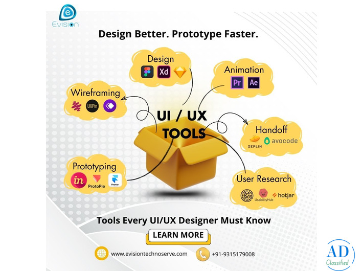 UI/UX Tools List – Design Smarter, Not Harder - Evision Technoserve