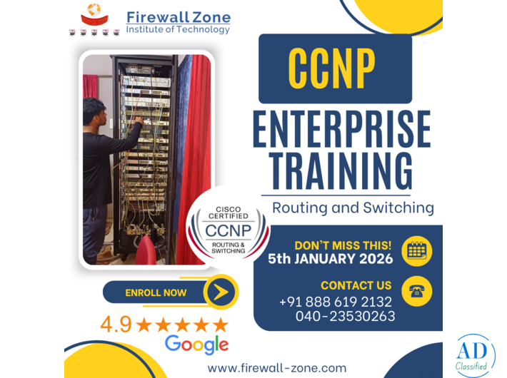 CCNP Enterprise (Routing and Switching) Training in Hyderabad