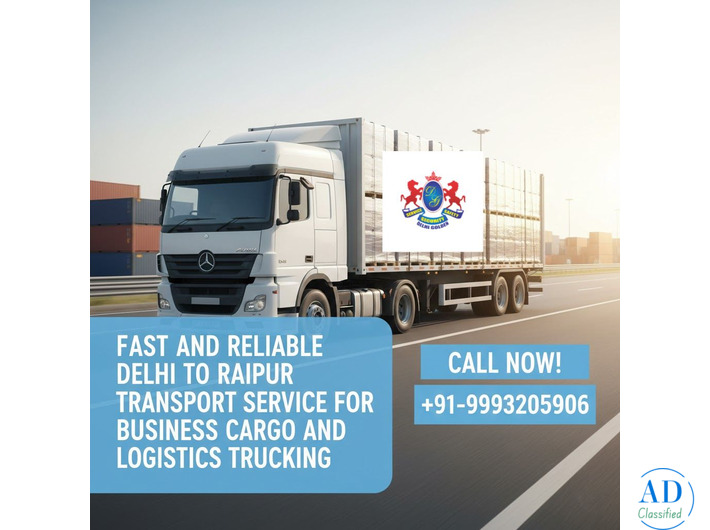 Fast Delhi to Raipur Transport for Business Cargo