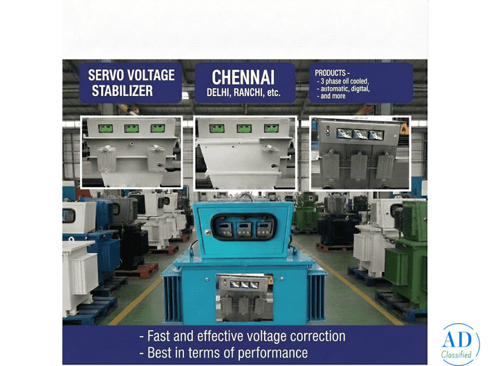 Best-in Class servo voltage stabilizer manufacturers in Chennai