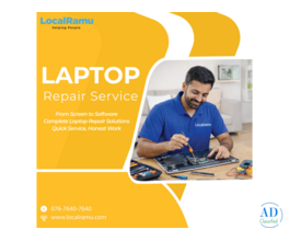 Laptop Repair Service by LocalRamu For Fast and Trustable Fixes in Bangalore