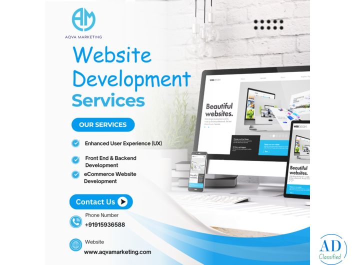 Website Development Services by AQVA Marketing