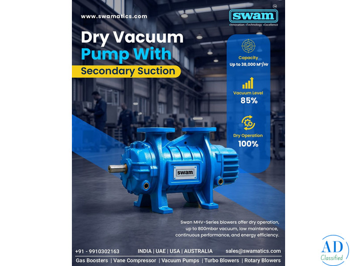 Dry Screw Vacuum Pump | Vacuum Booster Pump & Complete Vacuum System