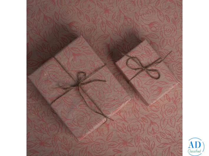 Rose Print Gift Wraps | Elegant & Sustainable Wrapping Paper