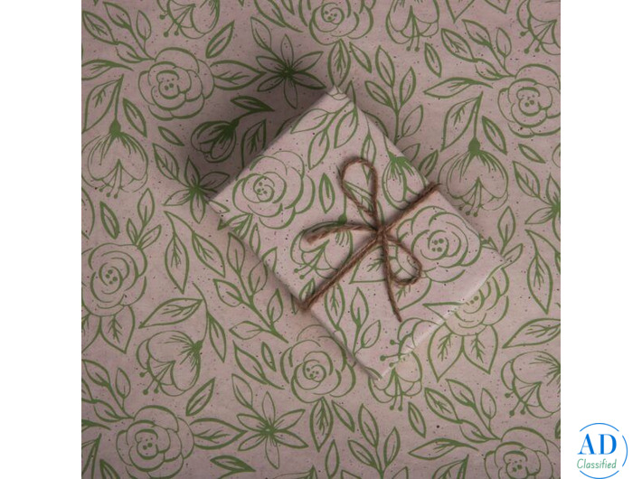 Rose Print Gift Wraps | Elegant & Sustainable Wrapping Paper