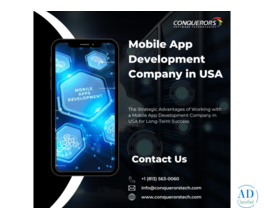 Mobile App Development Company in USA  | Conquerors Tech